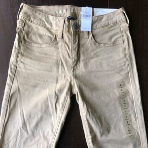 American Eagle Super Stretch Khaki Jegging Size 2